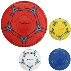 Мяч Футбол 5" 260 гр, 32 панели, 2 подслоя, машин. сшивка, цвета микс 440878 в Краснодаре