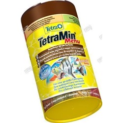 Корм для всех видов рыб TetraMenu мелкие хлопья 4 вида 100мл