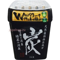 Nagara Поглотитель запахов гелевый с бамбуковым углем и зеленым чаем, 320 гр(4986399002725)