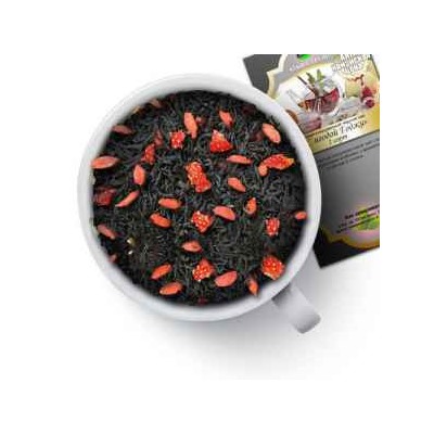 Чай черный "С ягодой Годжи" (1 сорт) Черный среднелистовой чай с ягодой годжи, кусочками клубники, с ароматом клубники и сливок. 1547