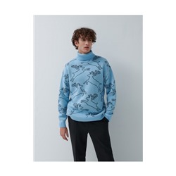 Теплый свитер с оленями