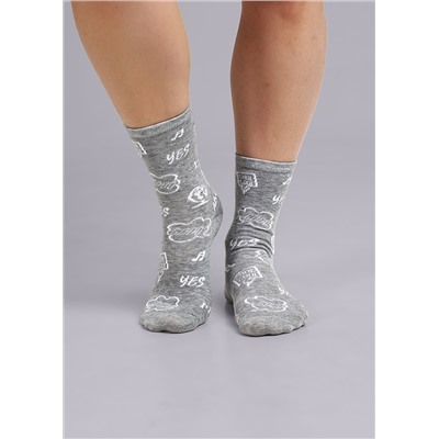 Носки детские CLE С1500 20-22, 22 меланж серый