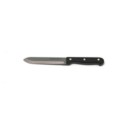 Нож для томатов Atlantis, цвет чёрный, 14 см