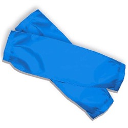 Нарукавники для труда голубые 250*120мм, ткань, упаковка с европодвесом