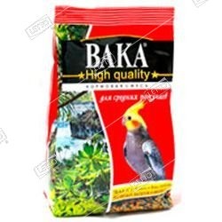 ВАКА Хайт Кволити корм для средних попугаев с лечебными травами 500 г (10) 54226