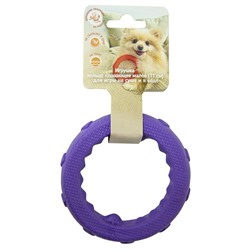 Игрушка для собак плавающая Кольцо малое 11см пластикат цвет в ассортименте Зооник 164160