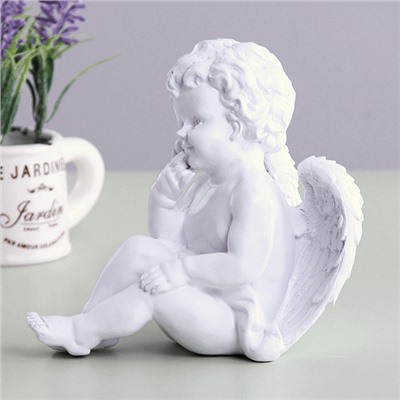 Фигура Ангел 10х14 см Вдохновение белый