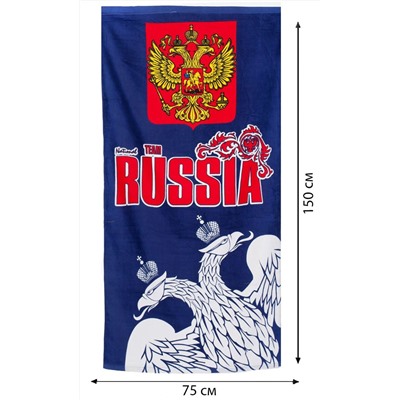 Полотенце RUSSIA «Двуглавый орёл» – подарочная серия для истинных патриотов! №3