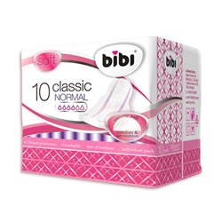 Прокладки "BIBI" Classic Normal Soft, 4 капли, 10 шт