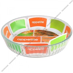 Appetite Форма кругл. 2,1л d26 h6см, рифл.борт, уп