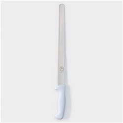 Нож для бисквита, ровный край, ручка пластик, рабочая поверхность 30 см ("12"), толщина лезвия 2 мм