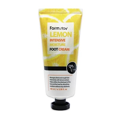 Крем для ног FarmStay Lemon Intensive Moisture Foot Cream