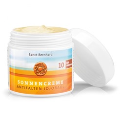 Kraueterhaus Sanct Bernhardt Sunscreen Anti Wrinkle Jojoba Oil SPF 10100 ml
