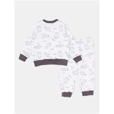 Пижама: Джемпер, брюки "Пижамы 2021" для новорождённого (2781169)