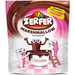 Маршмеллоу Zerfer с клубнично-сливочным вкусом, в шоколаде, 110 г