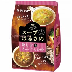 Daisho Суп хурасиме курица и тонкацу, 6 порций, мягкая упаковка, 95,7 гр(4904621070472)