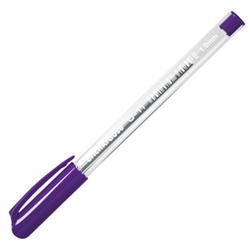 Ручка шариковая фиолетовая 1,0мм U-11 Ultra Glide Technology, игольчатый пишущий узел, трехгранный п