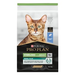 PURINA Pro Plan корм для стерилизованных кошек и кастрированных котов Кролик 1,5кг