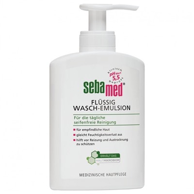 sebamed Flussig Wasch-Emulsion mit Spender  Жидкая моющая эмульсия с дозатором