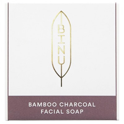 Binu Beauty Facial Soap Charcoal 100g  Мыло для лица Древесный уголь 100г