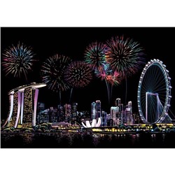 Singapore Firework Скретч-картины