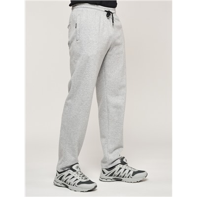 Брюки штаны спортивные с карманами мужские светло-серого цвета 061SS