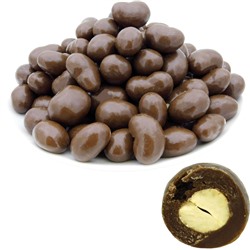Кешью в молочной шоколадной глазури (БОПП пакет с ленточкой, 15 шт по 200 гр, без этикетки) - Premium