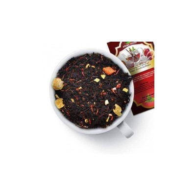 Чай  черный «Долгожитель» Цейлонский   чай, с кусочками ананаса, цедрой лимона, с  ароматом экзотических фруктов и клубники с легким сливочным оттенком. 812