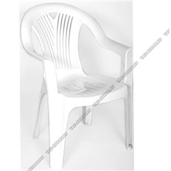 Белый Кресло "Салют" (66х60 h84см) нагруз.до 100кг