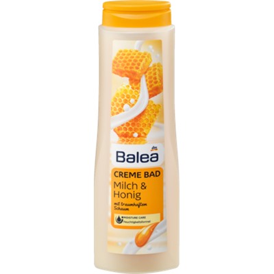 Balea Cremebad Milch & Honig, 750 ml (Балеа) Расслабляющий крем для Ванн с Ароматом Меда и Молока, 750 мл