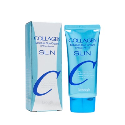 Солнцезащитный крем с коллагеном  Enough Collagen Moisture Sun Cream SPF 50+ PA+++