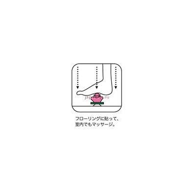 Rose Spa Tsubo Oshi Массажер для точечного массажа тела, Роза(4977084301957)