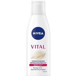 Nivea Vital Verwohnende Reinigungsmilch  Vital успокаивающее очищающее молочко