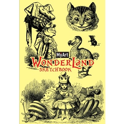 Скетчбук. Wonderland sketchbook. В стране чудес