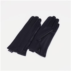 Перчатки, размер 8, подклад шерсть, цвет чёрный