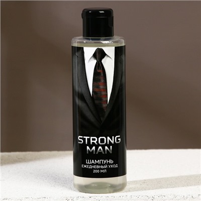 Шампунь для ежедневного ухода за волосами STRONG MAN, 200 мл