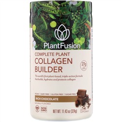 PlantFusion, Комплексная добавка с растительным коллагеном, со вкусом шоколада, 324 г