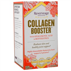 ReserveAge Nutrition, Collagen Booster с гиалуроновой кислотой и ресвератролом, 60 капсул