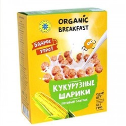 Завтраки сухие "Кукурузные шарики" (Компас здоровья), 100 г