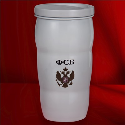 Чашка термос как у Путина «ФСБ» – для активных и вечно занятых №2