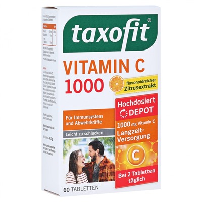 taxofit Витамин C 1000 Depot Таблетки, 60 шт