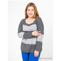 Пуловер Klingel 245548, серый, полоска