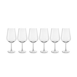 Набор бокалов для красного вина Tori 850 мл, Стекло, 6 шт.