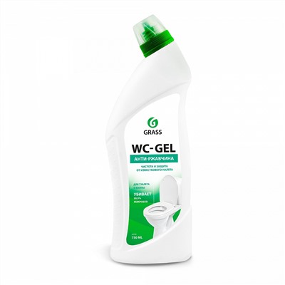 Средство для чистки сантехники "WC-gel" (флакон 750 мл)