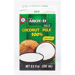 Молоко кокосовое 70% (AROY-D) Tetra Pak, 250 г