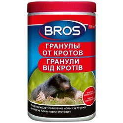 Гранулы от кротов в банке, Bros 50 г