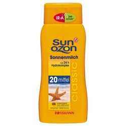 Sunozon classic Sonnenmilch 20 mild Солнцезащитное молочко 200 мл