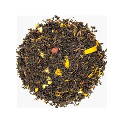 Чай черный "Солнечный закат" Черный чай с облепихой, украшенный цветками календулы и бессмертника, яркий вкус придаст аромат дыни.