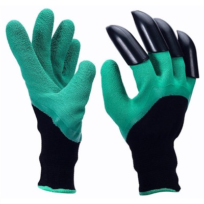 Садовые перчатки с когтями для сада Garden Genie Gloves