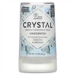 Crystal Body Deodorant, минеральный дезодорант-карандаш, без запаха, 40 г (1,5 унции)